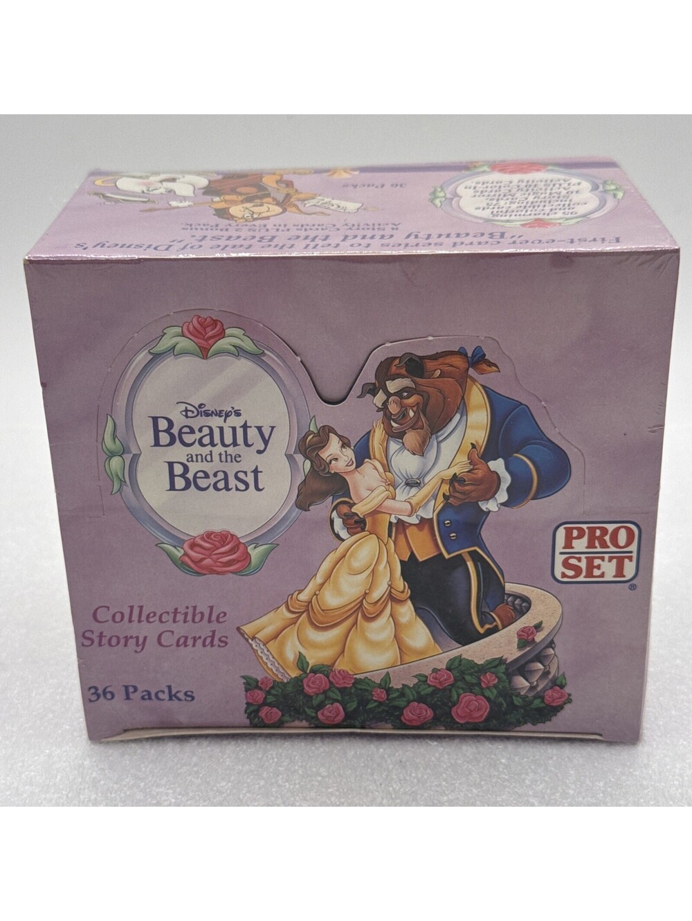 1992 Disney Pro Set Beauty And The Beast Collectible Story Cards 36 Packs NOS